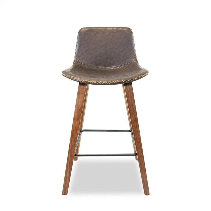 Barstools Chair Metal Jalkatuki PU tyyny istuin