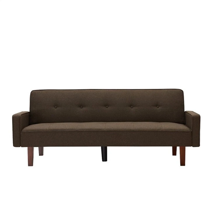 Pellavaverhoiltu tufed Futon vuodesohva