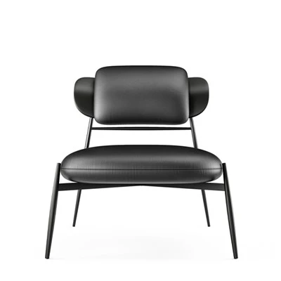Tyylikäs suunniteltu korostustuoli PU-suojus Ant Shape Metal Chair
