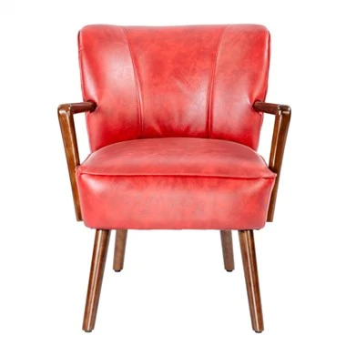 Puinen Accent Chair Vapaa-ajan lukutuoli PRAPIROON-P