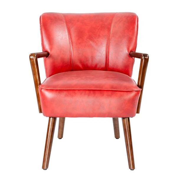 Puinen Accent Chair Vapaa-ajan lukutuoli PRAPIROON-P